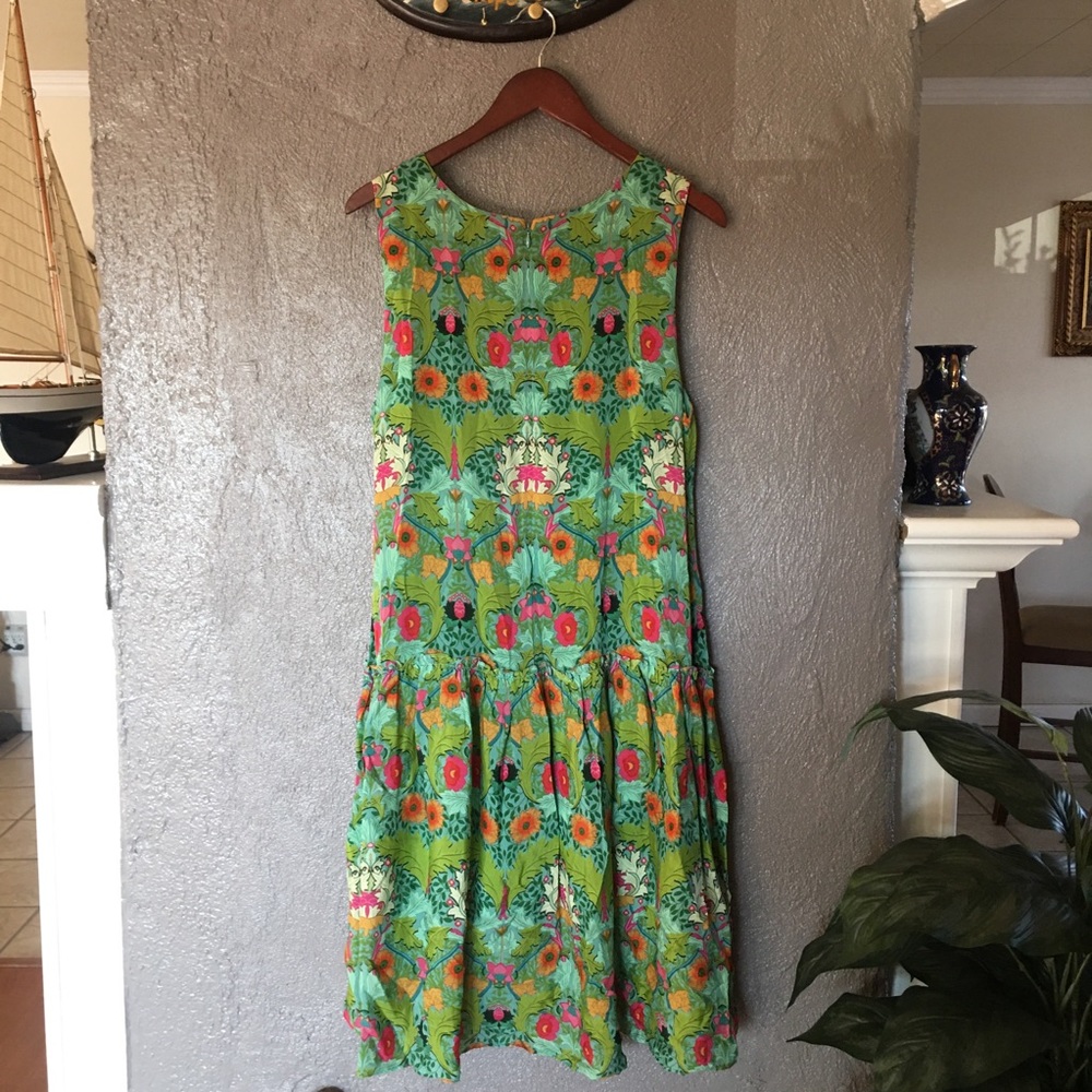 Anthropologie Siddhartha Bansal Garden Drop Waist Dress - Picture 8 of 15